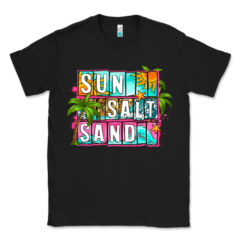 Sun Salt Sand Summer Classic Tee by Zillion Design Studio | Teevron