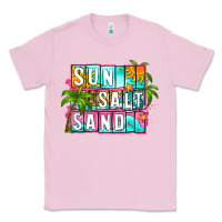 Bubblegum Pink sun salt sand summer Classic Tee - Zillion Design Studio