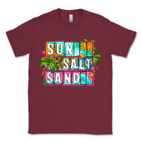 Burgundy sun salt sand summer Classic Tee - Zillion Design Studio