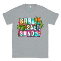 Heather Grey sun salt sand summer Classic Tee - Zillion Design Studio