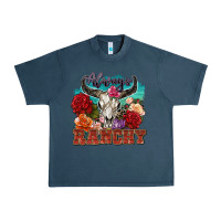 Midnight Navy always ranchy Urban Heavy Tee - Zillion Design Studio