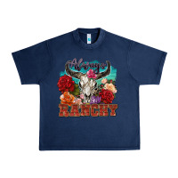 Navy always ranchy Urban Heavy Tee - Zillion Design Studio