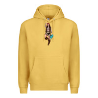 Antique Gold western cowgirl Premium Hoodie - NancyCooperArtShop