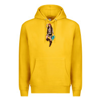 Lemon western cowgirl Premium Hoodie - NancyCooperArtShop