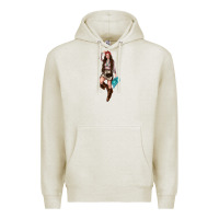 Oatmeal Heather western cowgirl Premium Hoodie - NancyCooperArtShop