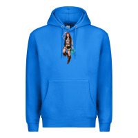 True Royal western cowgirl Premium Hoodie - NancyCooperArtShop
