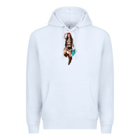 White western cowgirl Premium Hoodie - NancyCooperArtShop