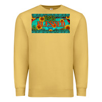 Antique Gold blessed turquoise gemstone cactus and sunflower licanse plate Premium Sweatshirt - Artiststas