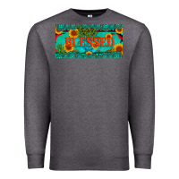 Charcoal Heather blessed turquoise gemstone cactus and sunflower licanse plate Premium Sweatshirt - Artiststas