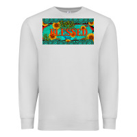 Dove Grey blessed turquoise gemstone cactus and sunflower licanse plate Premium Sweatshirt - Artiststas