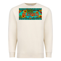 Sandshell blessed turquoise gemstone cactus and sunflower licanse plate Premium Sweatshirt - Artiststas