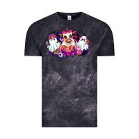 Cloud Black Halloween ghost Heifer Vintage Tee - RanaPortraitStore
