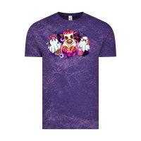Cloud Purple Halloween ghost Heifer Vintage Tee - RanaPortraitStore