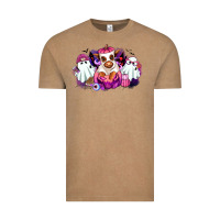 Vintage Coffee Halloween ghost Heifer Vintage Tee - RanaPortraitStore