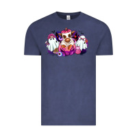 Vintage Denim Halloween ghost Heifer Vintage Tee - RanaPortraitStore