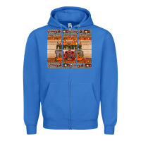 True Royal firefighter dad Zipper Hoodie - HRA Design Shop