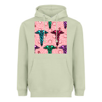 Matcha Medicine Seamless Pattern Heavyweight Hoodie - BundleAndBundleShop