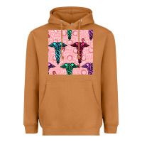 Meerkat Medicine Seamless Pattern Heavyweight Hoodie - BundleAndBundleShop