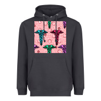 Smoke Medicine Seamless Pattern Heavyweight Hoodie - BundleAndBundleShop