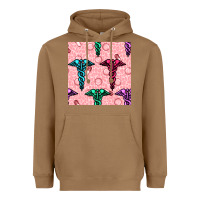 Toasted Coconut Medicine Seamless Pattern Heavyweight Hoodie - BundleAndBundleShop