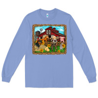 Colony Blue farm life Long Sleeve Tee - Zillion Design Studio