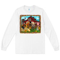 White farm life Long Sleeve Tee - Zillion Design Studio