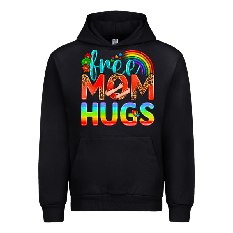 Pride Lgbtq Free Mom Hugs Urban Hoodie by BundleAndBundleShop | Teevron