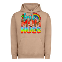 Pigment Burro Pride LGBTQ Free Mom Hugs Urban Hoodie - BundleAndBundleShop