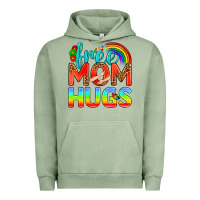 Pigment Oil Green Pride LGBTQ Free Mom Hugs Urban Hoodie - BundleAndBundleShop