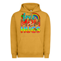 Pigment Peanut Butter Pride LGBTQ Free Mom Hugs Urban Hoodie - BundleAndBundleShop