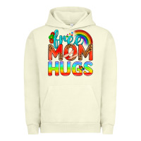 Pigment Pistachio Pride LGBTQ Free Mom Hugs Urban Hoodie - BundleAndBundleShop