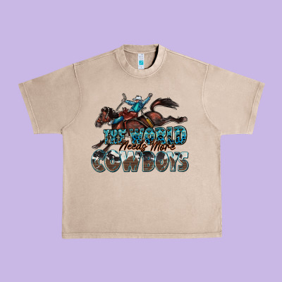 Urban Heavy Tee the world needs more cowboys