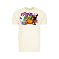 Vintage Arctic Halloween ghost and jack o lantern Vintage Tee - RanaPortraitStore