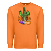 Carrot horseshoe halloween cactus Premium Sweatshirt - AdoDesignShop