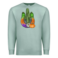 Seafoam horseshoe halloween cactus Premium Sweatshirt - AdoDesignShop