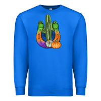 True Royal horseshoe halloween cactus Premium Sweatshirt - AdoDesignShop