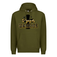 Army Green christian prayer warrior Premium Hoodie - MaliasSmallBusiness