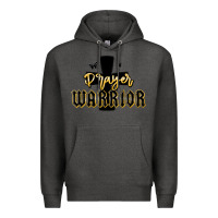 Charcoal Heather christian prayer warrior Premium Hoodie - MaliasSmallBusiness
