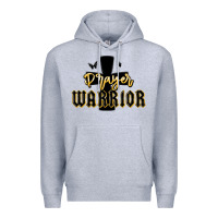 Heather Grey christian prayer warrior Premium Hoodie - MaliasSmallBusiness