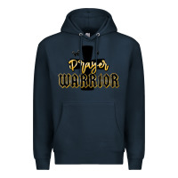 Navy christian prayer warrior Premium Hoodie - MaliasSmallBusiness