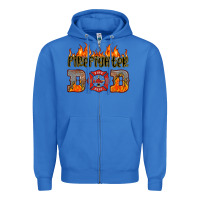 True Royal firefighter dad Zipper Hoodie - HRA Design Shop