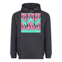 Smoke Nursing Heart Seamless Pattern Heavyweight Hoodie - BundleAndBundleShop