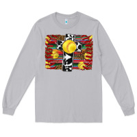 Moon Dust softball cross serape leopard background Long Sleeve Tee - RanaPortraitStore