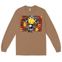 Toasted Coconut softball cross serape leopard background Long Sleeve Tee - RanaPortraitStore