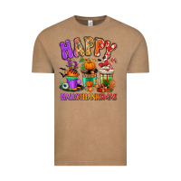 Vintage Coffee Happy Hallothanksmas coffee cups Vintage Tee - RanaPortraitStore