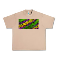 Burro Mardi Gras Leopard Urban Heavy Tee - RanaPortraitStore