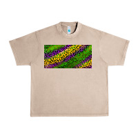 French Oak Mardi Gras Leopard Urban Heavy Tee - RanaPortraitStore