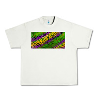 Pistachio Mardi Gras Leopard Urban Heavy Tee - RanaPortraitStore