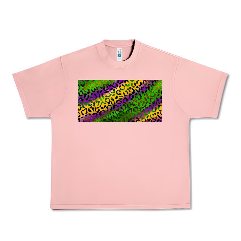 Mardi Gras Leopard Urban Heavy Tee by RanaPortraitStore | Teevron
