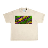 Sandshell Mardi Gras Leopard Urban Heavy Tee - RanaPortraitStore